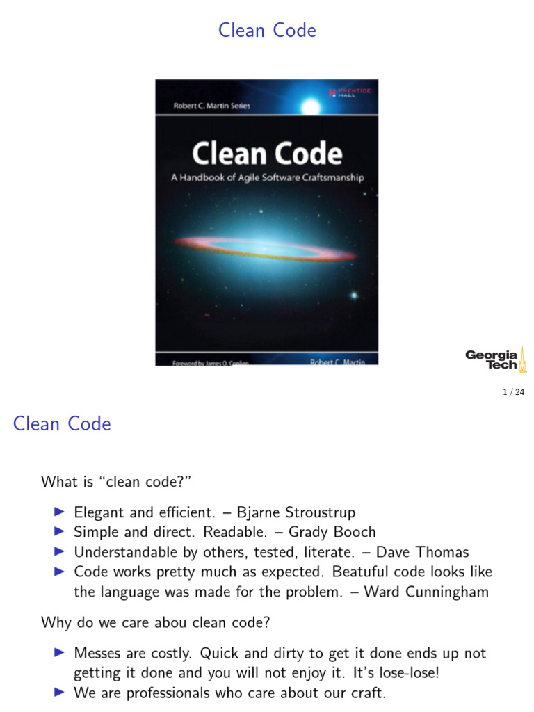 Clean Code | PDF | Parameter (Computer Programming) | Boolean Data Type