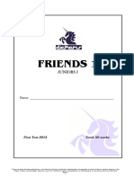 J1 - FRIENDS 1 - First Test - 2013 - Doc