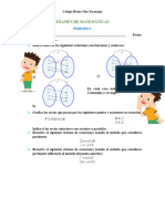 Examen Matemáticas 10% Periodo 3