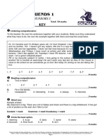 J1 - FRIENDS 1 - Third Test - 2014 (KEY) - Doc