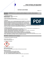 Hoja de Datos de Seguridad: Vectra Floor Finish