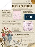 Poster Paso A Paso Papel Periodico Vintage Floral Beige - 20240330 - 123608 - 0000