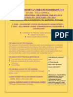 BROCHURE - PG-FELLOWSHIP COURSES IN HOMOEOPATHY - From UNIVERSITY - 24.11.2023