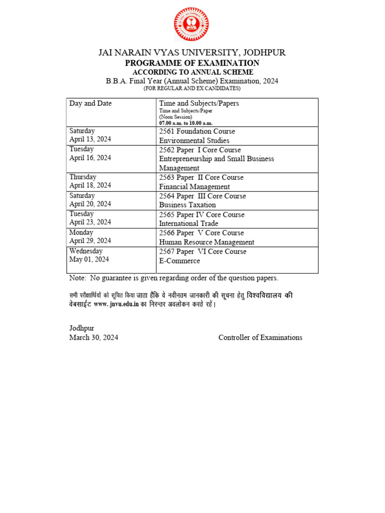 bba-final-year-exam-schedule-2024-pdf