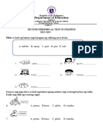 2022 First Quarter Test in Filipino 3