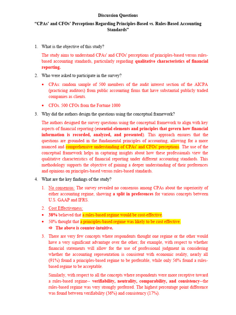 Cpas and cfos perceptions regarding principles based vs rules based