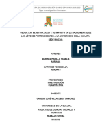 Propuesta de Monografía Como Opción A Grado Tipo Investigación Formativa