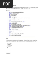 Tutorial: Unix Command Summary