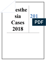 Anaesthesia 2018 10 Cases-PBL