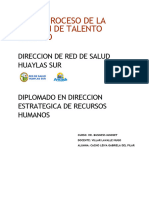 Macroproceso de La Gestion de Talento Humano