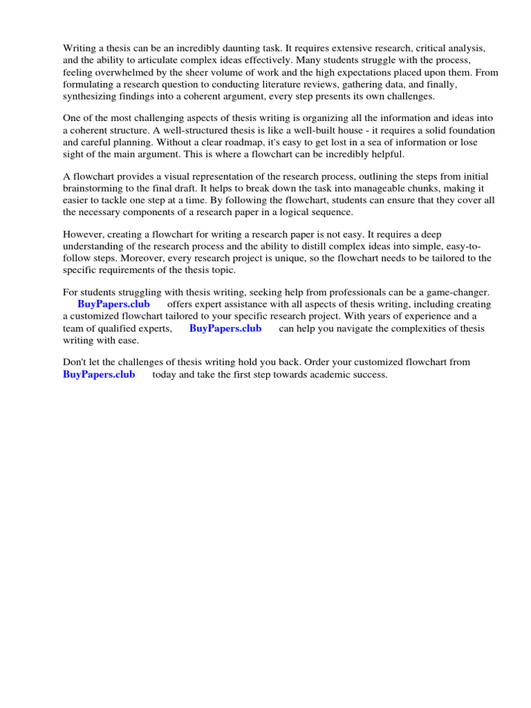 Flowchart For Writing A Research Paper | PDF