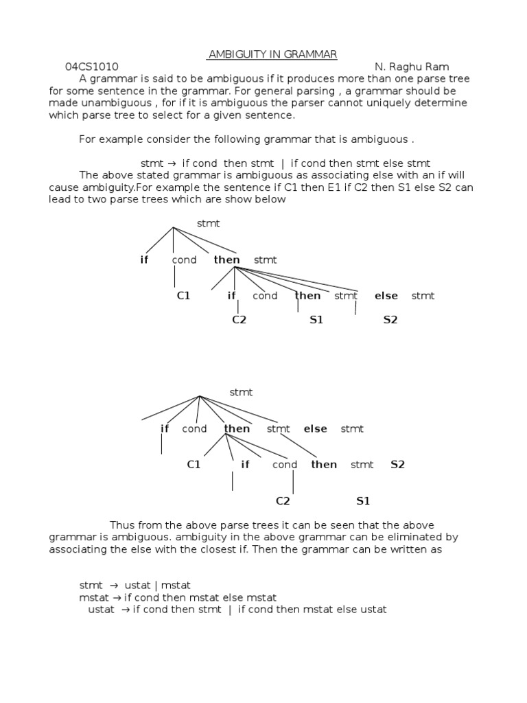 Ambiguity 1010 | PDF | Teaching Methods & Materials