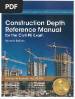 Construction Depth Reference Manual For The Civil PE Exam