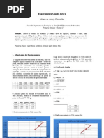 Relatório Queda Livre