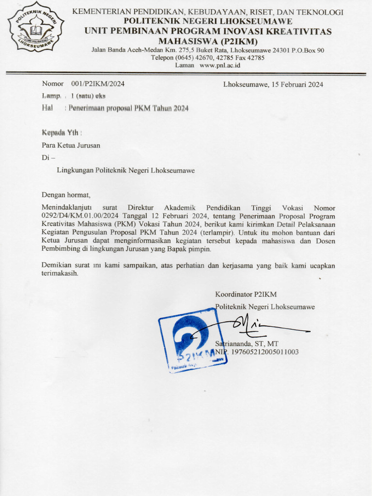 Jadwal PKM 2024 dan Panduan Proposal | PDF | Seni