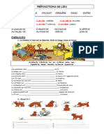 Les Prepositions de Lieu