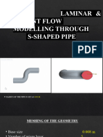 Laminar &: Turbulent Flow Modelling Through S-Shaped Pipe