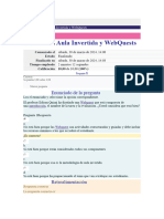 Didactica P4 - Evaluacion Modulo 3 - Aula Invertida y Webquests