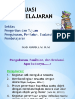 Evaluasi Pembelajaran