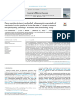 Player Position in American Football Influences The Magnitude o - 2021 - Journal