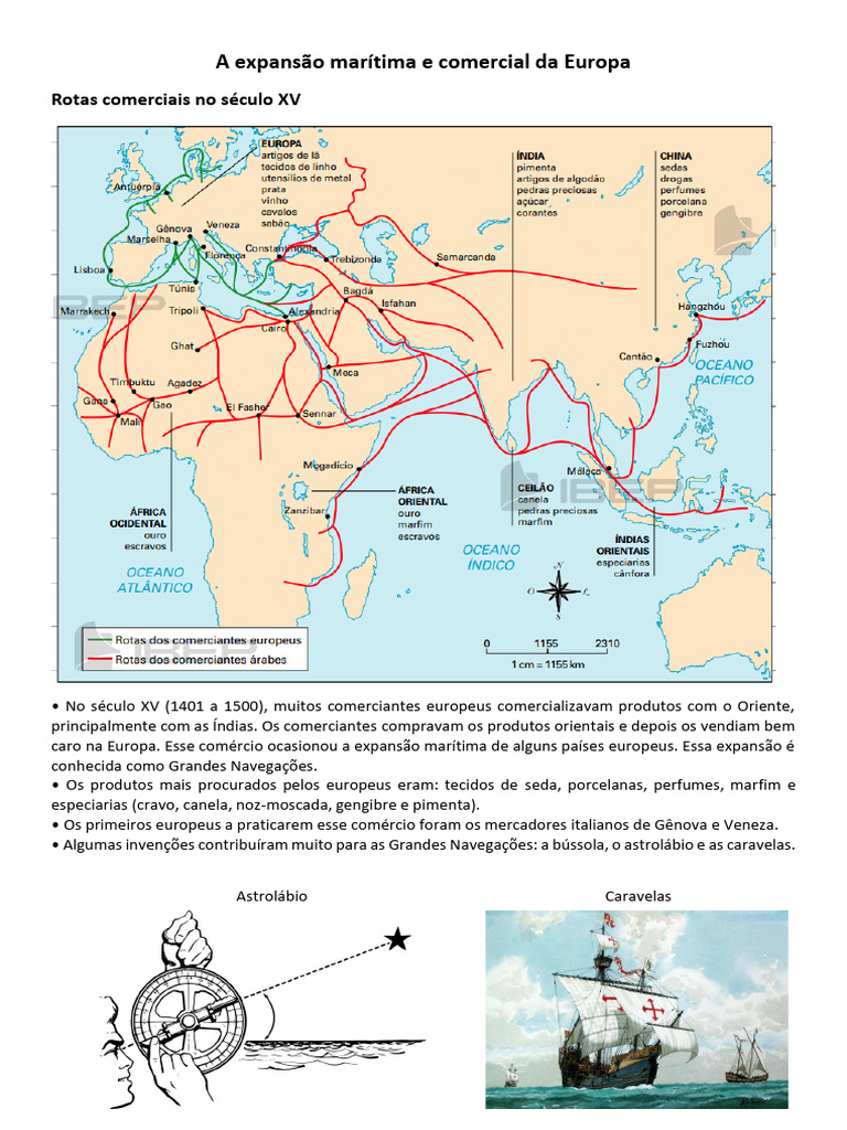 A Expansão Marítima e Comercial Da Europa | PDF