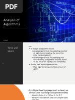 Lecture 04 Analysis of Algorithms