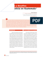 De La Justicia en Guatemala : Reforma y Desafíos