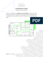 REFORMA ESCRITÓRIO Exercício