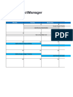 Project Calendar Template Excel ProjectManager-WLNK