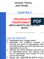 Chapter 5 Organizational Transformation Birth, Growth, Decline and