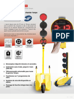 Jeu de 2 Feux Tricolores de Chantier Tempo Ref 21698