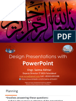 Lecture 2 - Design With PowerPoint - EMC 70 (Eng. Saima Akhtar) 21.02.2024