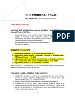 Derecho Procesal Penal 2023-2