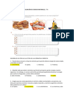 Evaluaccion de Ciencias de 5