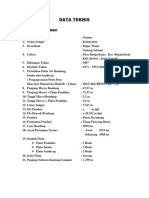 Data Teknis 3 Bendung