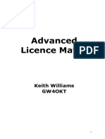 Advanced Licence Maths GW4OKT