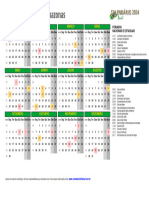 Calendario 2024 Amazonas M