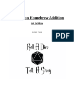 5e D&D Homebrew Additions 1