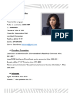 Currículum Vitae (Informática Sofia T.)