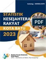 Statistik Kesejahteraan Rakyat Kota Batu 2023