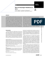 1 The Damaging Effect of Passenger Mutations On Cancer Progression