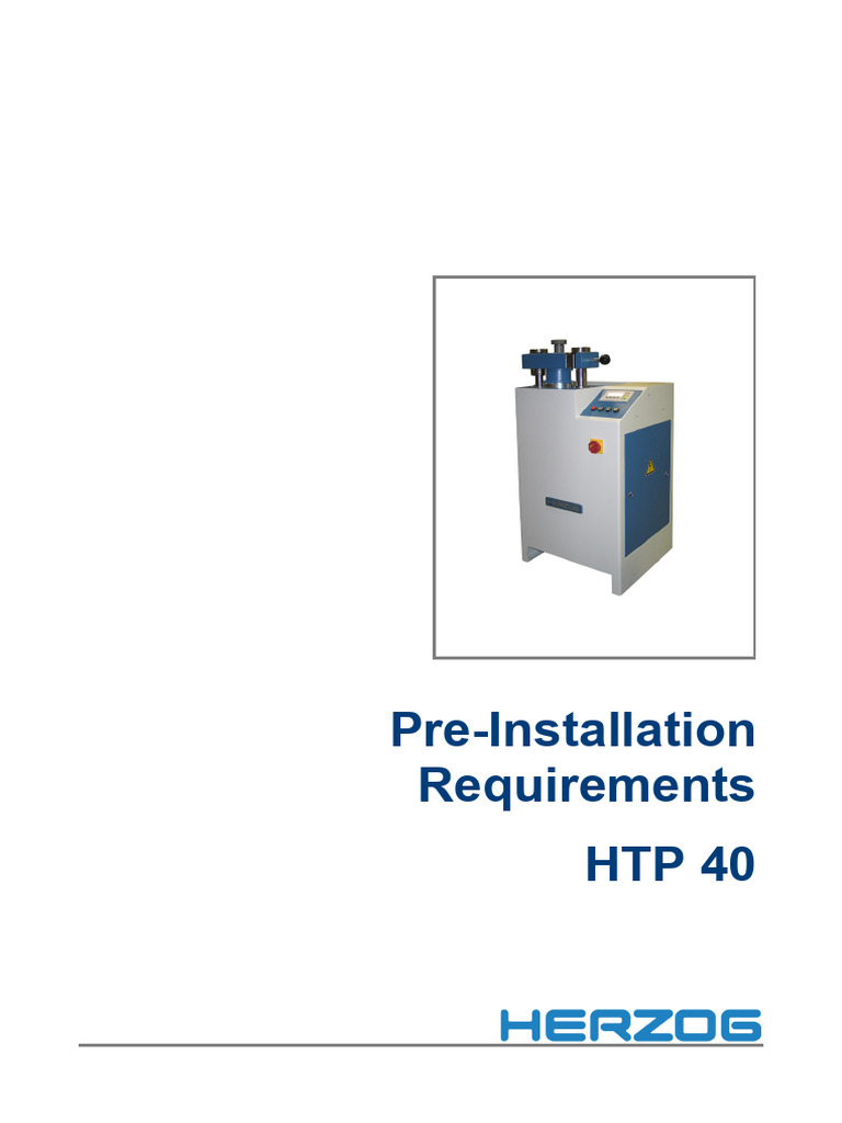 HTP 40 Pre-Installation Guide | PDF | Electrical Engineering | Electricity