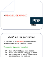 Uso Del Gerundio