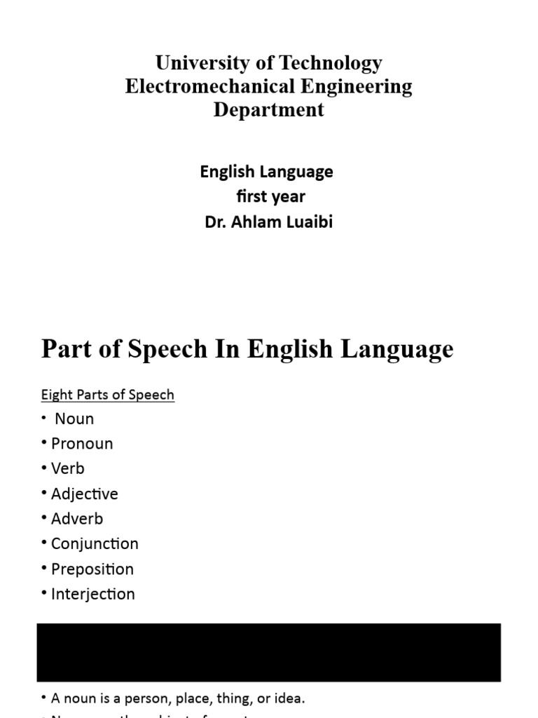 University of Technology - English - Language - First - Year - 2018 ...