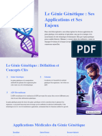 Le Genie Genetique Ses Applications Et Ses Enjeux