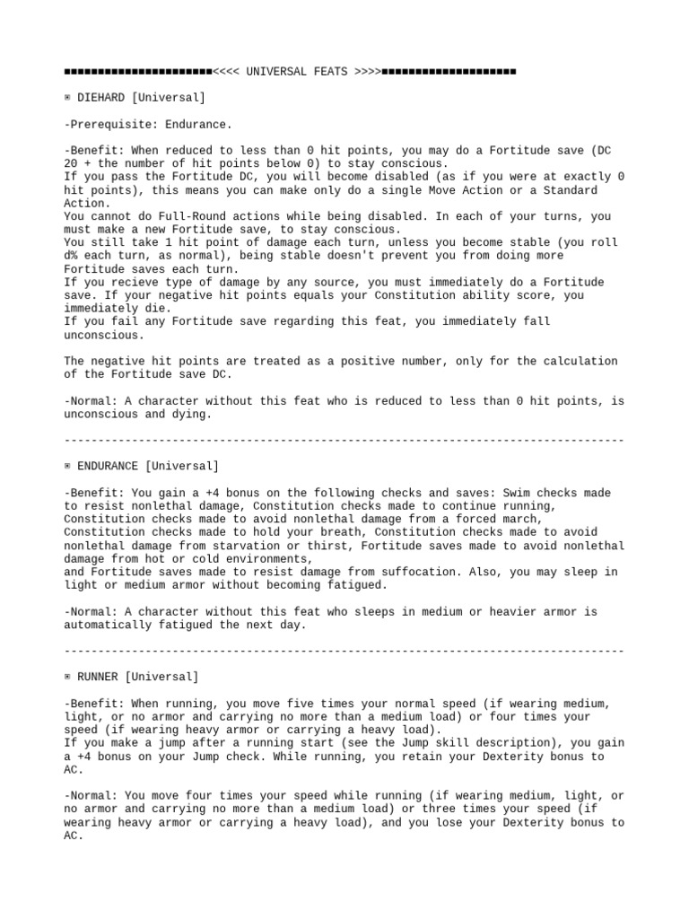Combat Feats | PDF