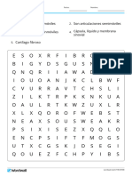 Laboratorio Clasificación de Articulaciones Sopa de Letras