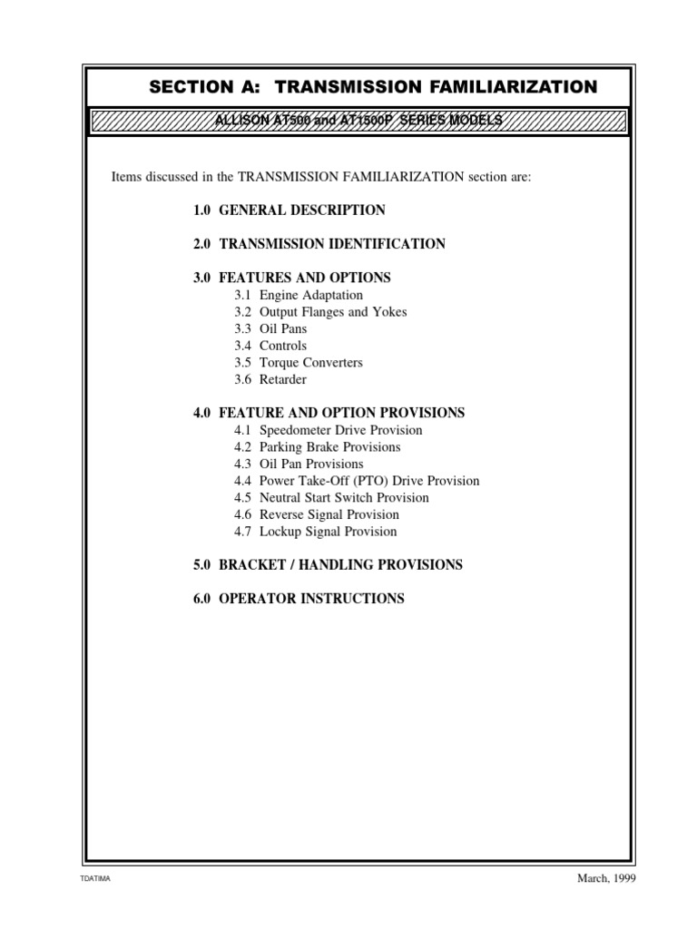 Transmission Familiarization Download Free PDF Manual Transmission
