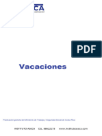 Vacaciones - Ministerio de Trabajo