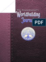 Gamemaster's Worldbuilding Journal (Form Fillable, 57 PGS)